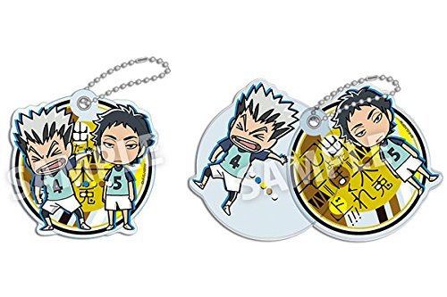 Amazon.co.jp: ハイキュー!! アクリルスライドキーホルダー 木兔&赤葦